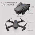 E88 pro  Drone WIFI FPV with HD 4K Camera Wide Angle View Height Hold Function Foldable Quadcopter Helicopter Toy Gift