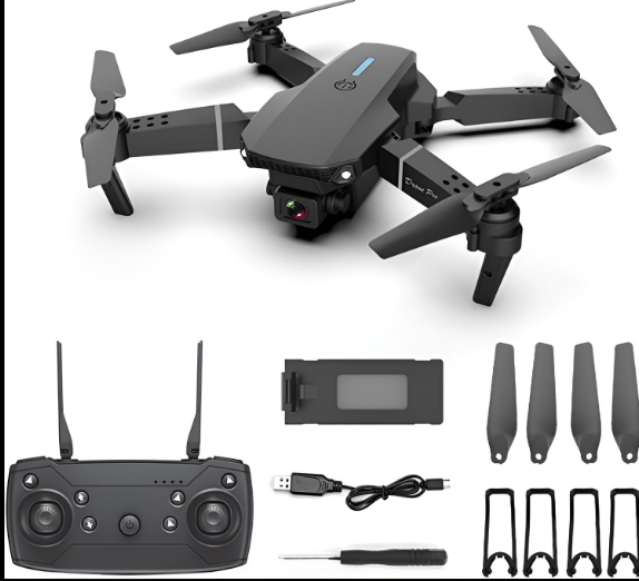 E88 pro  Drone WIFI FPV with HD 4K Camera Wide Angle View Height Hold Function Foldable Quadcopter Helicopter Toy Gift